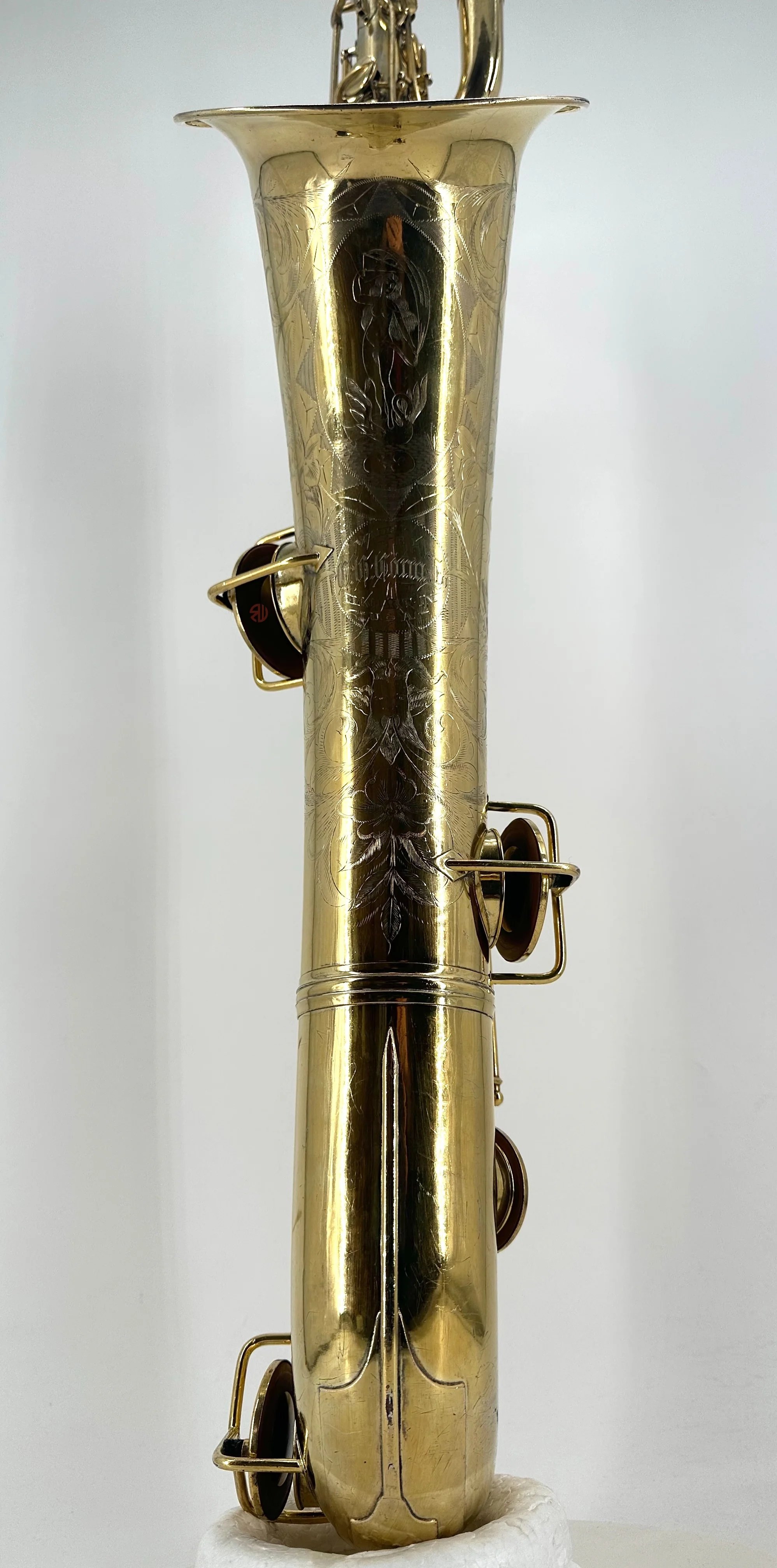 1922 Conn New Wonder Series 1 Gold Plated Baritone Saxophone Ser#100XXX AL - Image 9