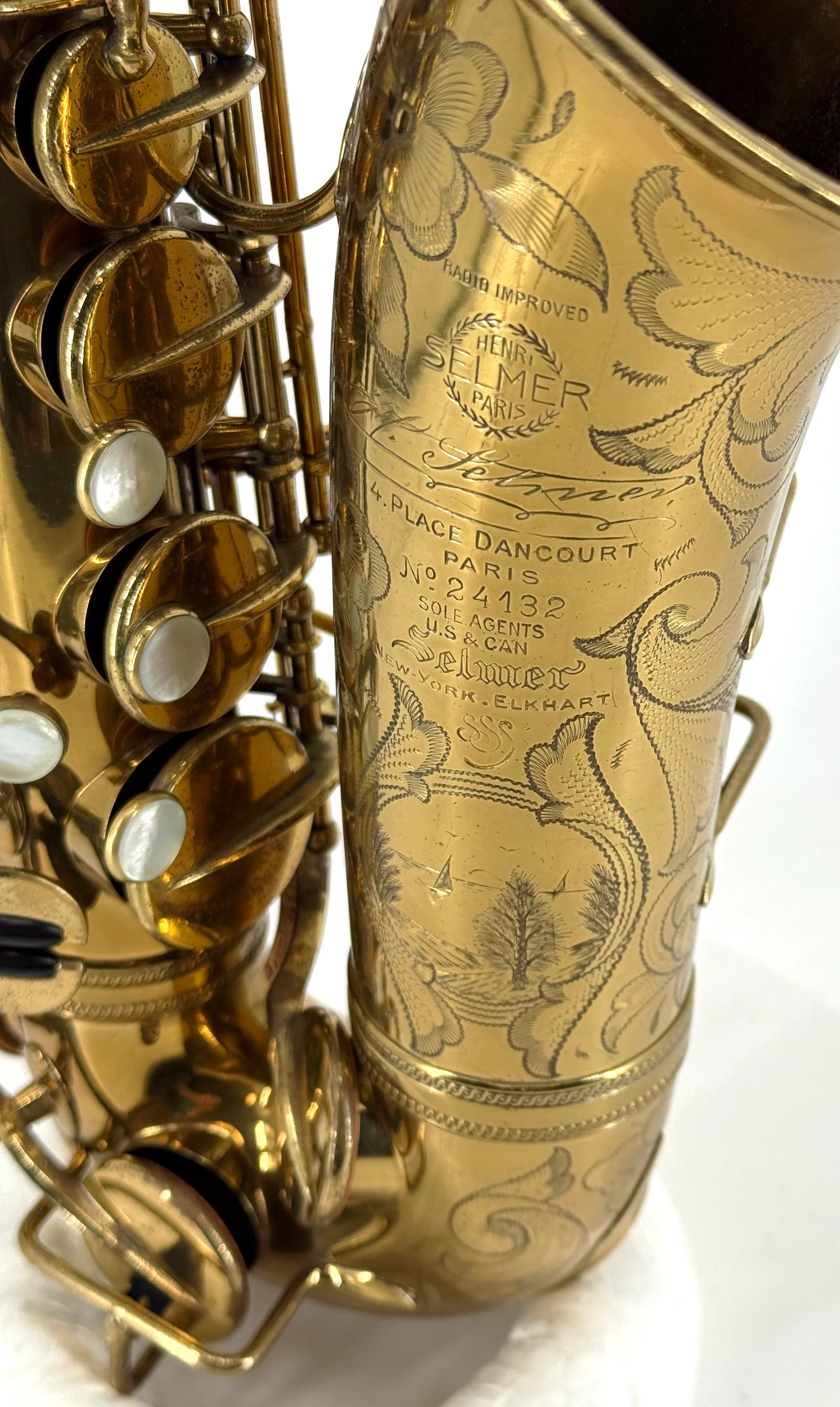 1937 Selmer Dorsey SSS Alto Saxophone Ser# 24XXX KB - Image 8