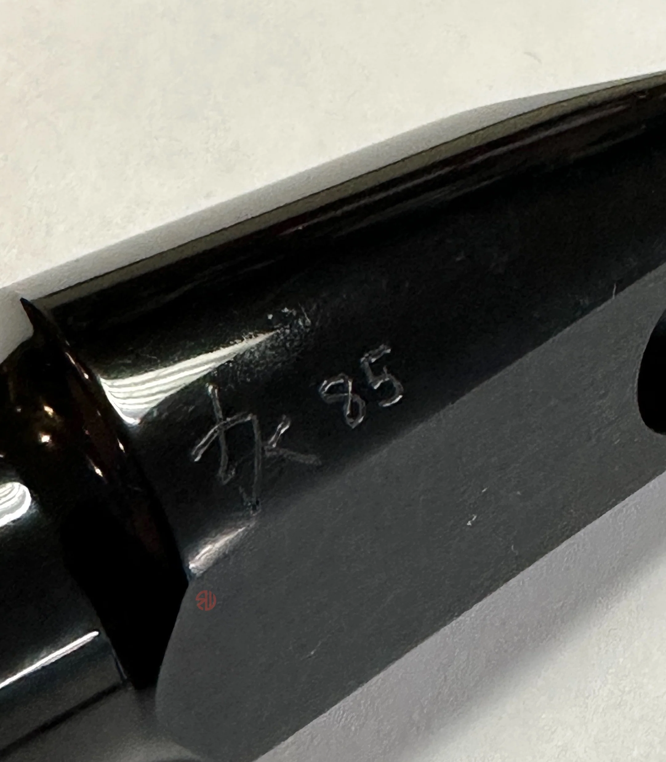 B&N "Lost Wax" Hard Rubber Alto Mouthpiece Ted Klum Reface .085 tip opening BM - Image 8