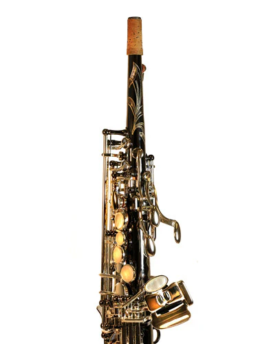 RW Pro Series One Piece Soprano Saxophone - Black Nickel - Image 3