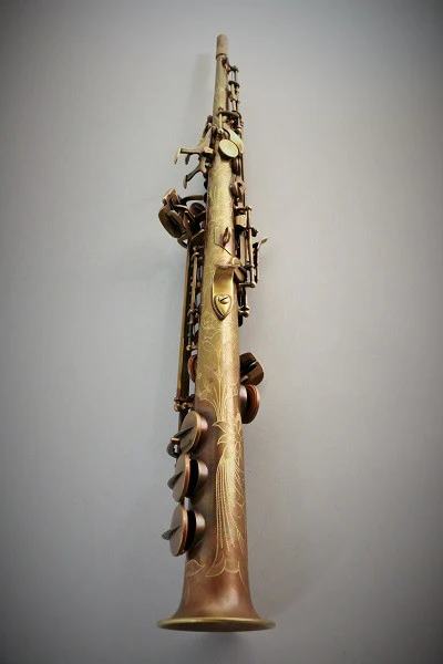 RW Pro Series One Piece Soprano Saxophone - Antique - Image 10