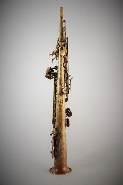 RW Pro Series One Piece Soprano Saxophone - Antique - Image 3