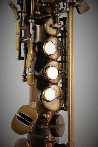 RW Pro Series One Piece Soprano Saxophone - Antique - Image 5