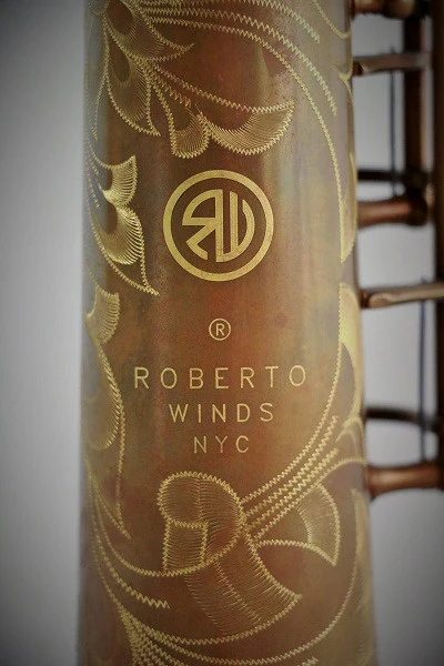 RW Pro Series One Piece Soprano Saxophone - Antique - Image 7
