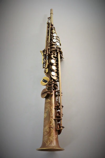 RW Pro Series One Piece Soprano Saxophone - Antique - Image 9