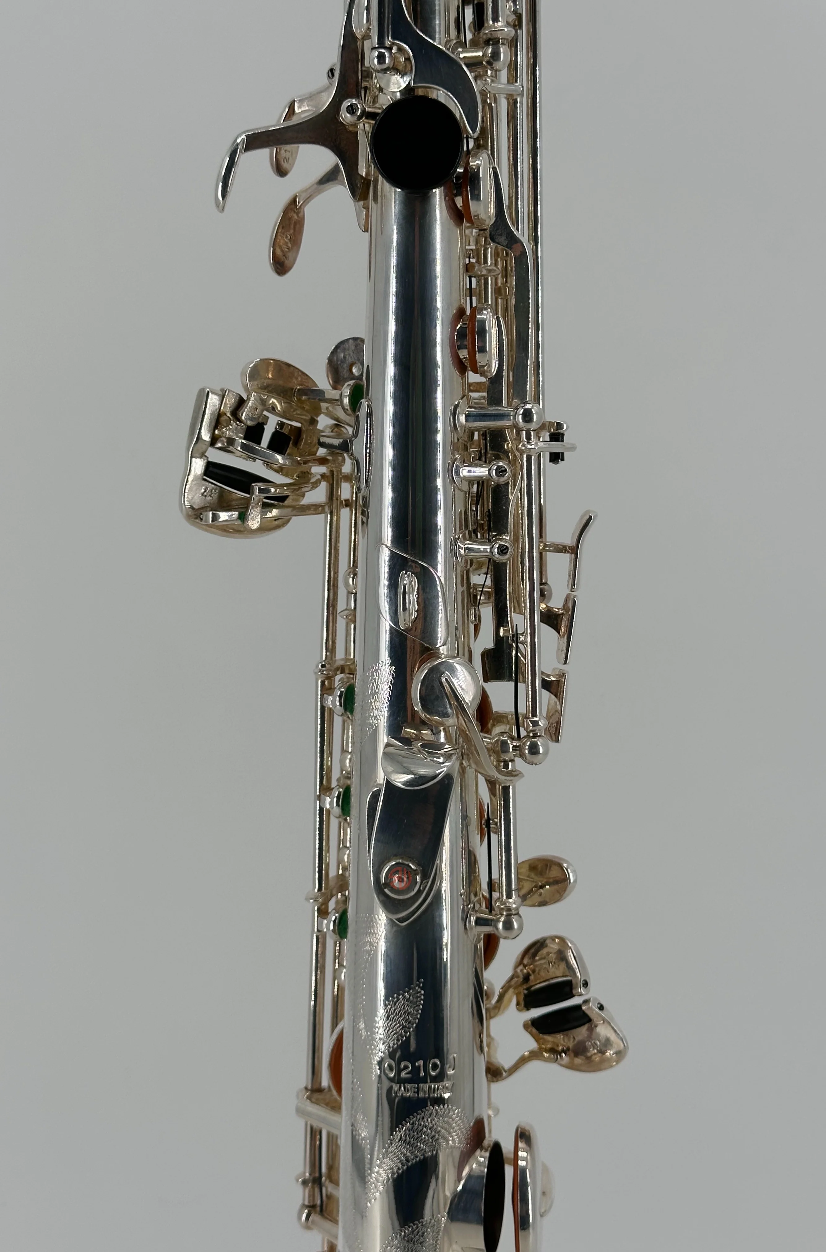 Sterling Silver Borgani Jubilee Soprano Saxophone Ser# 02XXJ BM - Image 3