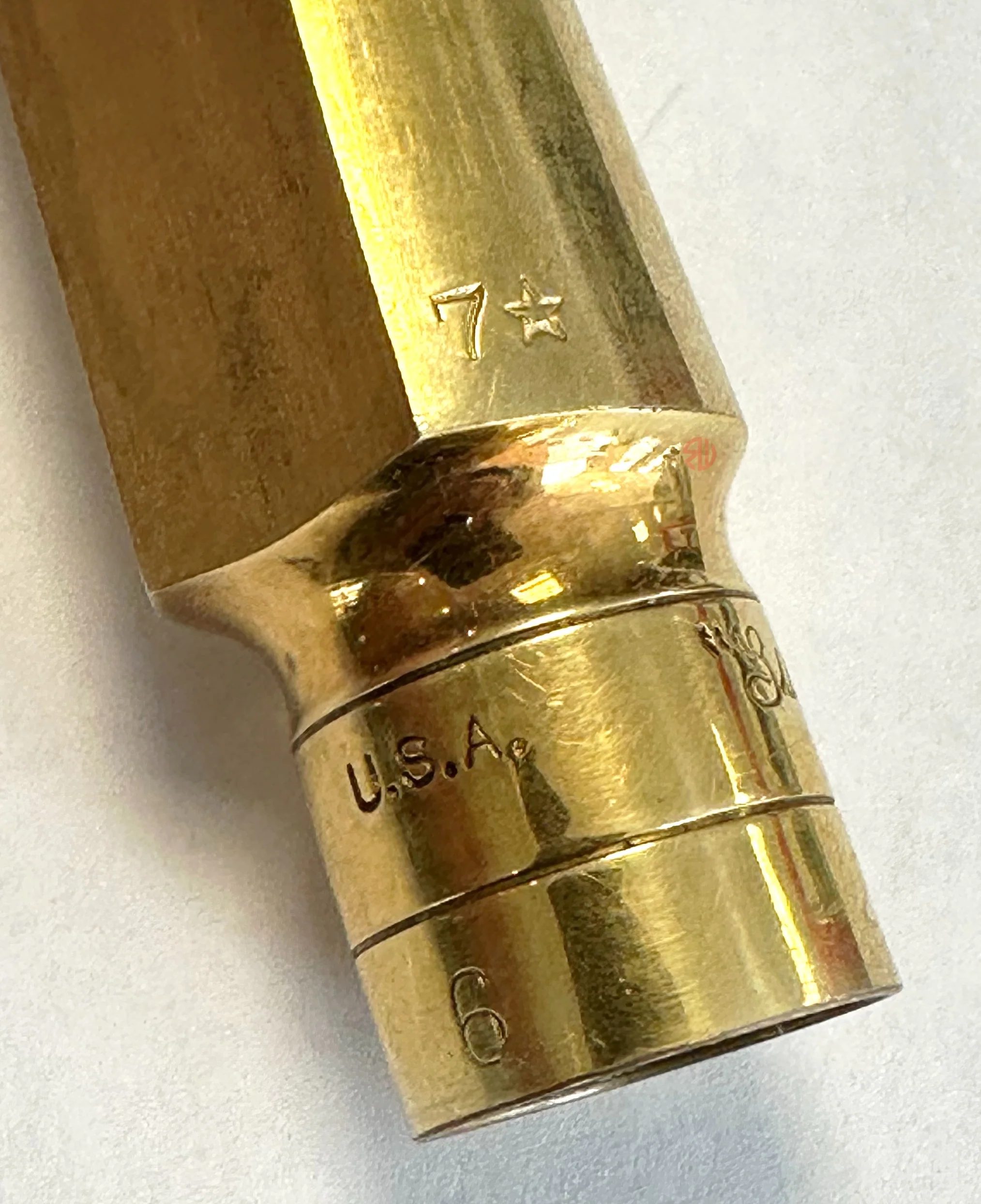 Used 90s Otto Link Tenor Mouthpiece TT reface .102 tip opening DD - Image 8