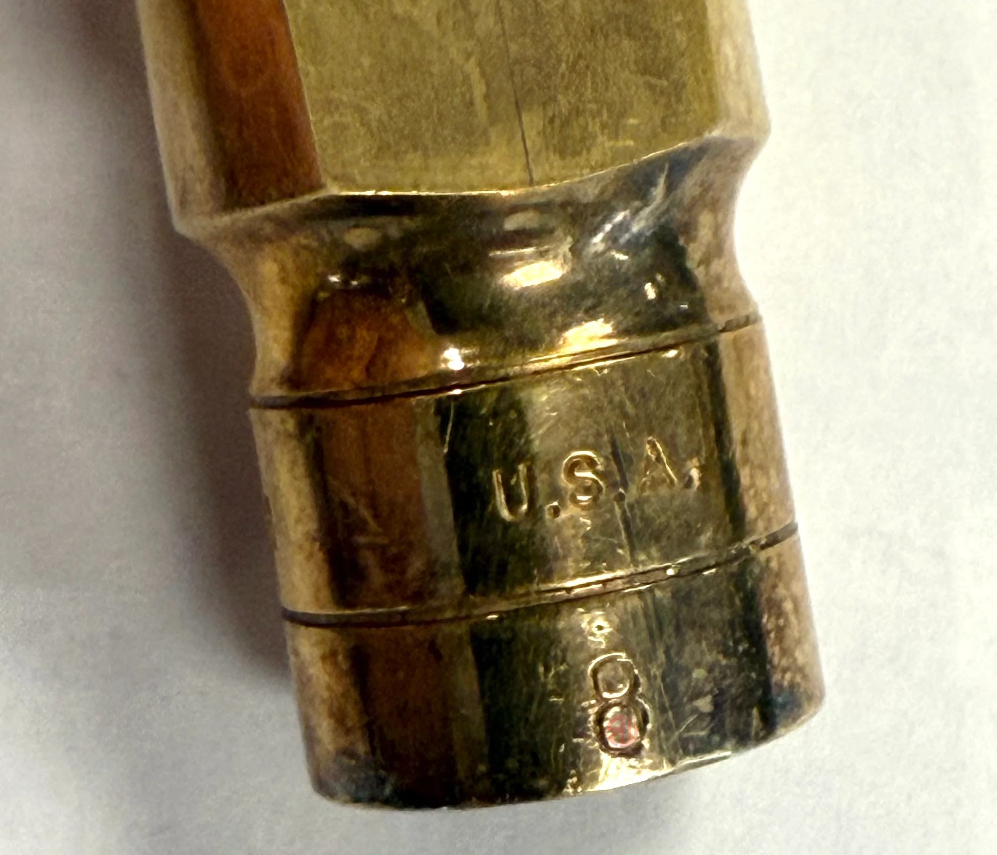 Used Otto Link STM Metal 8 w/ Baffle Tenor Mouthpiece DV - Image 2