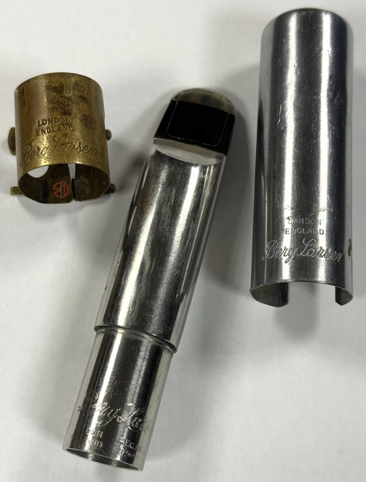 Vintage Berg Larsen Metal Tenor Mouthpiece 100/2 M