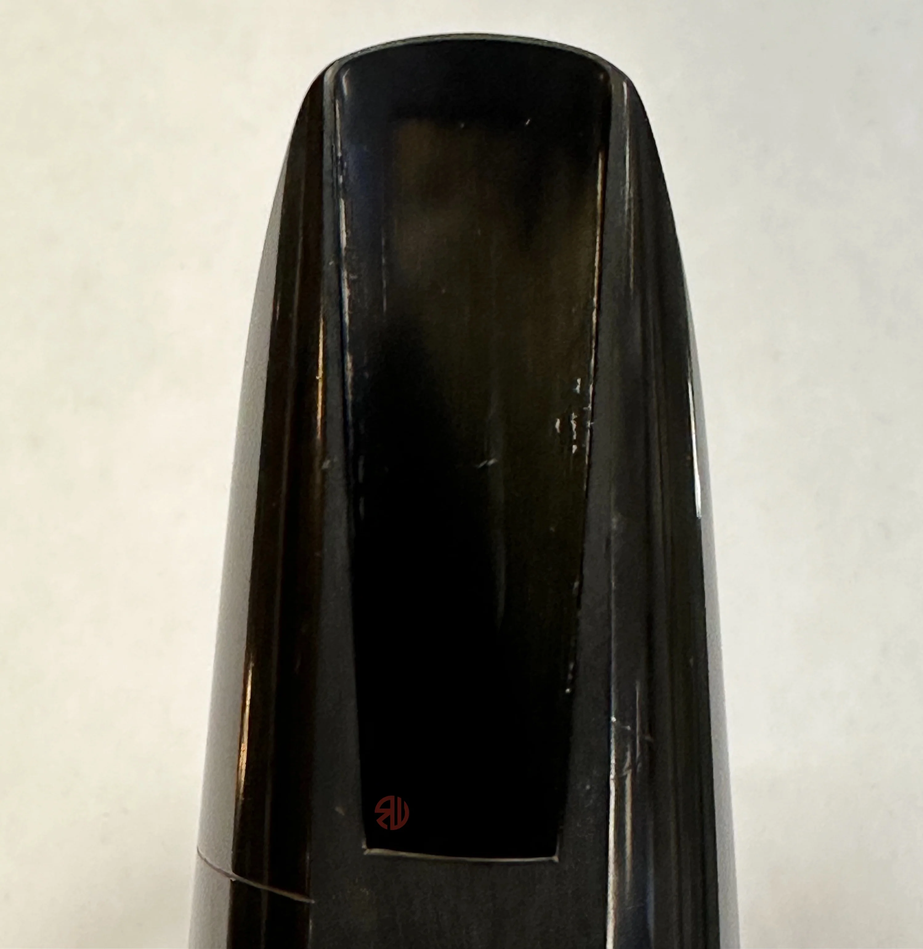 Vintage Hard Rubber Bass Clarinet Mouthpiece TT reface - Image 6